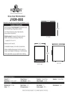 Preview for 2 page of ColdTech J1GR-05S Specifications