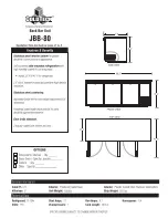 Preview for 2 page of ColdTech JBB-80 Specifications