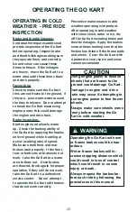 Preview for 25 page of Coleman Powersports SK100 Owner'S Manual