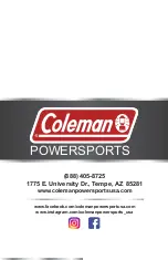 Preview for 46 page of Coleman Powersports SK100 Owner'S Manual