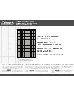 Coleman 38001 Assembly & Installation preview