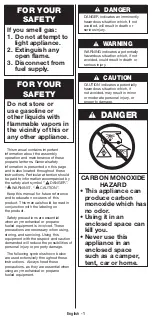 Preview for 3 page of Coleman 5132 Series Instructions For Use Manual