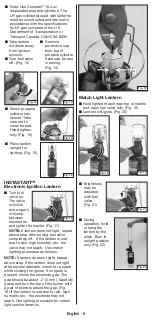 Preview for 7 page of Coleman 5132 Series Instructions For Use Manual