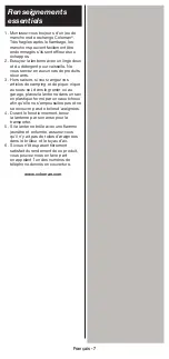 Preview for 17 page of Coleman 5132 Series Instructions For Use Manual