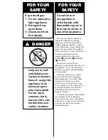 Preview for 2 page of Coleman 5497 Series Instructions For Use Manual