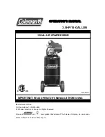 Coleman CM01213-15 Operator'S Manual preview