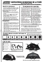 Preview for 3 page of Coleman Echo Lake 6p Fast Pitch Setup Instructions