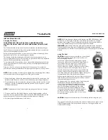 Preview for 4 page of Coleman PMD8127 Owner'S Manual