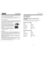 Preview for 5 page of Coleman PMD8127 Owner'S Manual