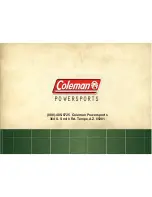 Preview for 175 page of Coleman POWERSPORTS HS360ATV Owner'S Manual