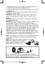 Preview for 8 page of Coleman SaluSpa Havana AirJet 90443E Owner'S Manual