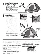 Preview for 2 page of Coleman Sundome 9'x9' Instructions