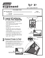 Preview for 1 page of Coleman TYL X2 9830-261 Instructions