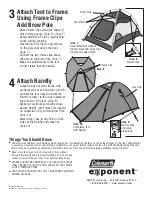 Preview for 2 page of Coleman TYL X2 9830-261 Instructions