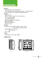 Preview for 5 page of Colorbeam ORBIT TP User Manual