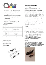 ColorGems B310-eXtreme UV User Manual preview