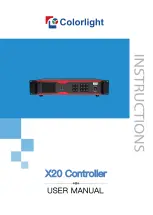 Colorlight X20 User Manual preview