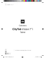 Preview for 1 page of Colorovo CityTab Lite 7" 2.2 User Manual