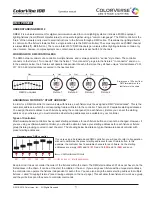 Preview for 7 page of ColorVerse ColorVibe 108 Operation Manual