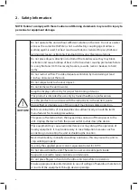 Preview for 4 page of Coltene BioSonic UC150 Owner'S Manual