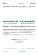 Preview for 3 page of COLTRI MCH-5-10-14 EVO CNG Use And Maintenance Manual