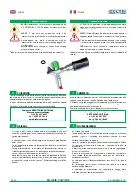 Preview for 38 page of COLTRI MCH-5-10-14 EVO CNG Use And Maintenance Manual