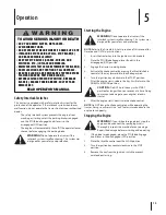 Preview for 15 page of Columbia 13AP91GS897 Operator'S Manual