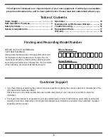 Preview for 2 page of Columbia 978 Operator'S Manual