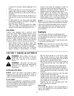 Preview for 18 page of Columbia Hydrostatic Garden Tractor Operator'S Manual