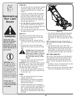 Preview for 10 page of Columbia J830 Series Operator'S Manual