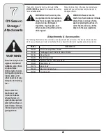 Preview for 28 page of Columbia Series 81GH Operator'S Manual