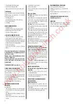 Preview for 4 page of Columbus McKinnon Yale HW-C Operating Instructions Manual