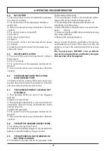 Preview for 49 page of Comet Spa CPS 36 BX Manual