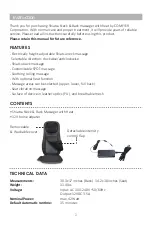 Preview for 2 page of Comfier CooCoCo CF-2303R User Manual