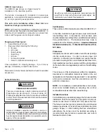 Preview for 4 page of COMFORT-AIRE Century GDD80C Installation Instructions Manual