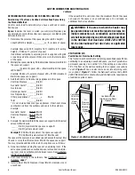 Preview for 6 page of Comfort Flame Biltmore18LTN Installation And Operation Instructions Manual