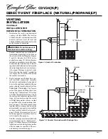 Preview for 8 page of Comfort Glow CDV34 Owner'S Operation And Installation Manual