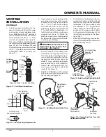 Preview for 9 page of Comfort Glow CDV34 Owner'S Operation And Installation Manual