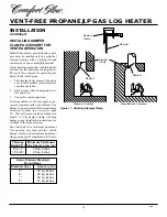 Preview for 10 page of Comfort Glow CGB3924PT Owner'S Operation And Installation Manual