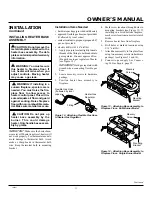 Preview for 11 page of Comfort Glow CGB3924PT Owner'S Operation And Installation Manual