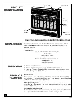 Preview for 4 page of Comfort Glow CGP18TB Owner'S Operation And Installation Manual