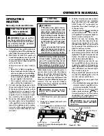 Preview for 15 page of Comfort Glow CGS2718N Owner'S Operation And Installation Manual