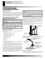 Preview for 20 page of Comfort Glow CSDBN Owner'S Operation And Installation Manual