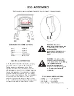 Preview for 4 page of Comfort Glow ES4011 Installation & Operation Instructions