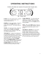 Preview for 5 page of Comfort Glow ES4011 Installation & Operation Instructions