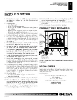 Preview for 3 page of Comfort Glow SL30NT Series Owner'S Operation And Installation Manual