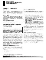 Preview for 4 page of Comfort Glow SL30NT Series Owner'S Operation And Installation Manual