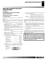 Preview for 5 page of Comfort Glow SL30NT Series Owner'S Operation And Installation Manual