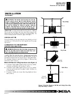 Preview for 7 page of Comfort Glow SL30NT Series Owner'S Operation And Installation Manual