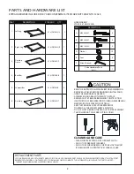 Preview for 3 page of Comfort Products OneSpace 50-HD0105 Assembly Instructions Manual